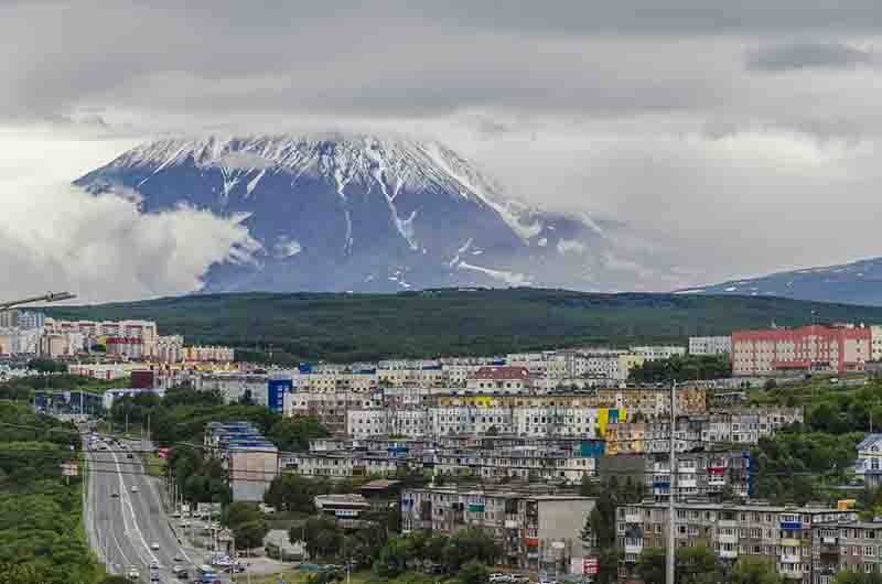 122 - Rusia - Kamchatka - Petropavlovsk - panoramica